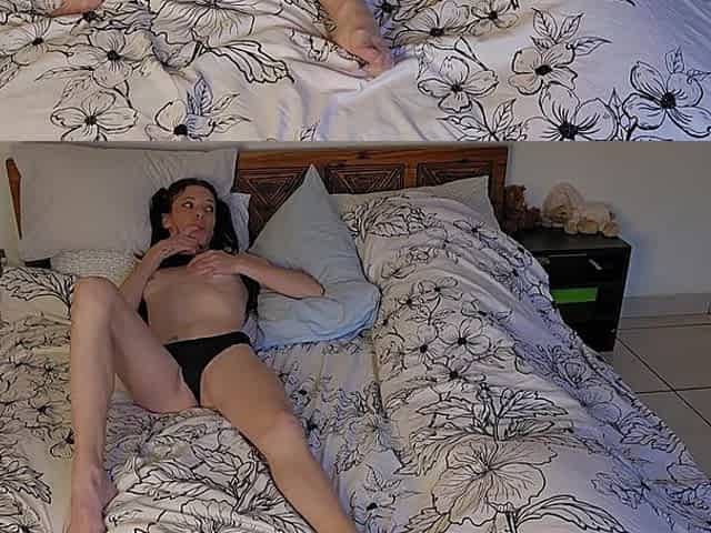 Sexy Petite MILF Masturbating and Can't Make a Sound, Solo Roleplay.