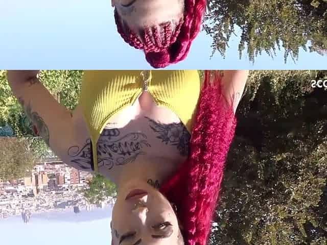 Inked Redhead Girl Pantera Pickup For Casting Fuck With Inked Girl