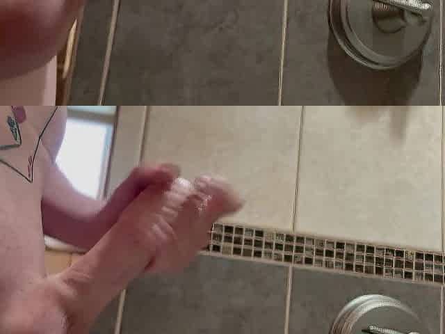 TOG Presents: Amateur solo quick spunk fountain previous to shower