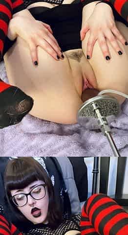 Amateur brunette ariana marie solo toying