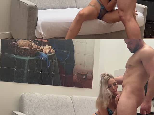 Cute Blonde's POV Deepthroat Delight