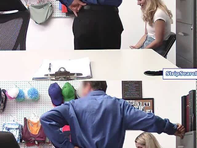 Officer strips teen thief then fucks her