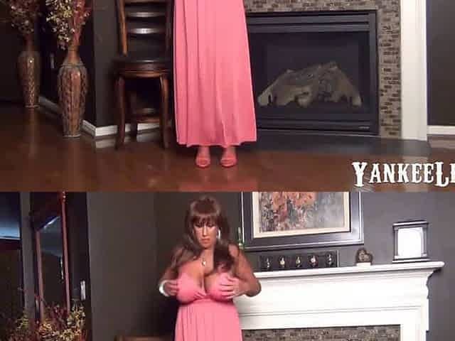 Busty Amateur MILF in a Summer Dress
