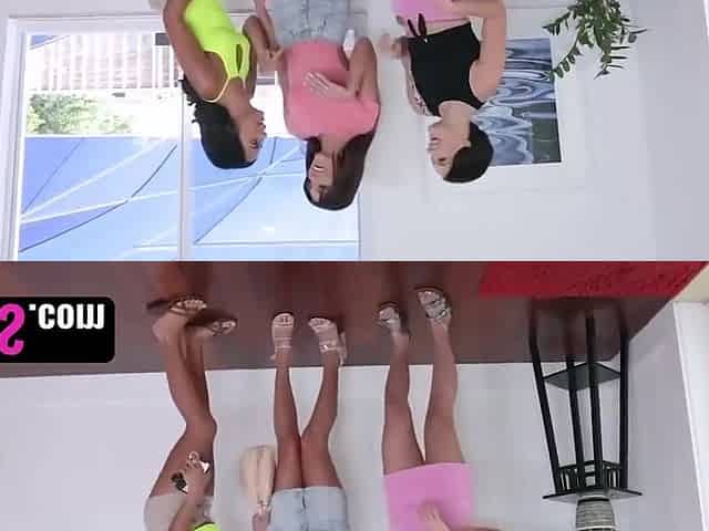 Sexy Teens 18+ Share Stepbrothers Cock With Dana Wolf, Natalie Porkman And Vienna Black