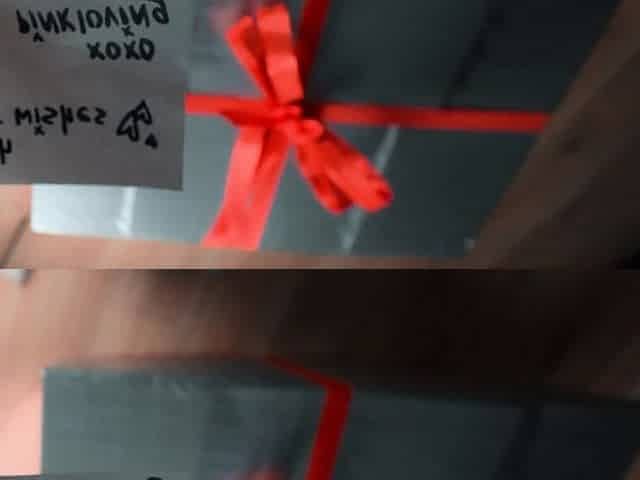 Ass box. A gift with a girl inside. Gloryhole - pinkloving