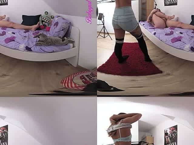 Little Roxy Lips gets a dick - voyeur