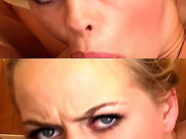 Breasty blond enjoys a hardcore double penetration