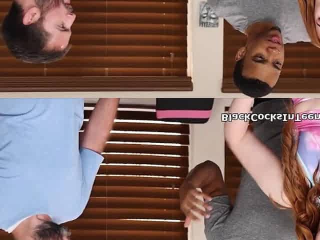 PAWG ginger gf cheats on trainers BIG BLACK DICK