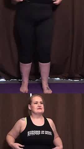 Auntjudys - Working Out with Chubby BBW MILF Becky and Her Big Natural Tits