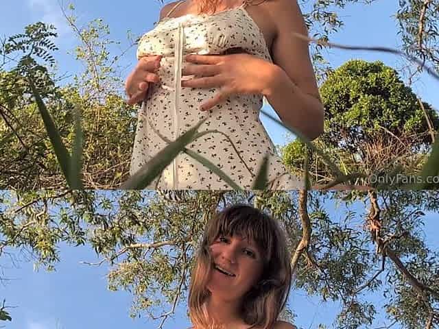 Pretty eighteen Year Cute Angel Risky Masturbation at the Beach Public Stripped Outdoors Ideal Body Brunnete
