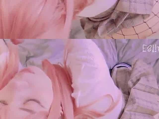 Pink hair sweetheart anal POV doggy position