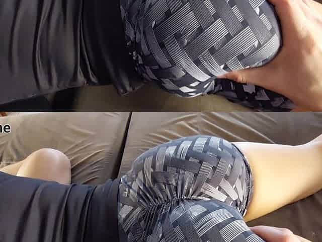 StepSis Bubble Butt in Tight Shorts Made Me Cum Twice