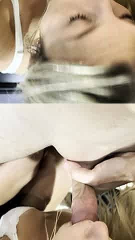 Innocent College Teen Gets a Messy Facial From Her Ex