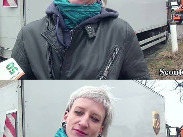 GERMAN SCOUT - SEDUCE SKINNY EMO TEEN LUNA TO FUCK IN BERLIN CITY - Verified amateurs