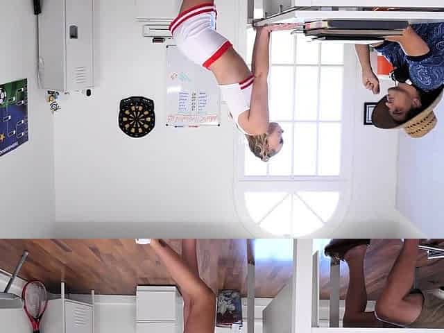 CaughtMyCoach-Cheerleader Doesnt Want To Wear Panties