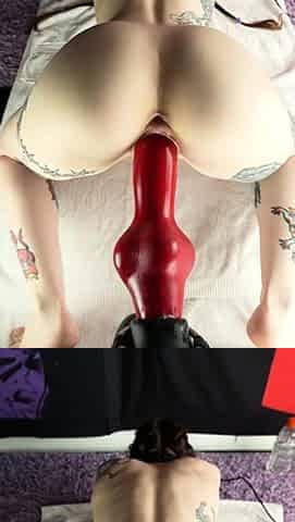 Amateur Brunette Anal Toy