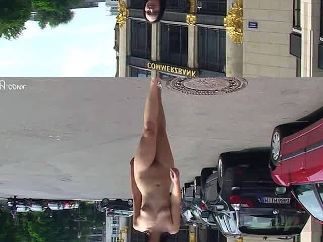 Amateur teen Jenny Dark fucked in public