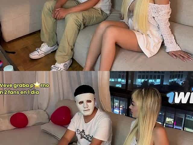 Bangs Her third Fan - This babe Wears a Mask so Her Family Won't Discover Out.