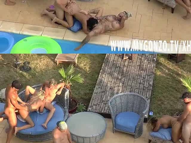 Pool Fuckfest With Kitty Core, Lana Vegas, Rosalina Love, Part two