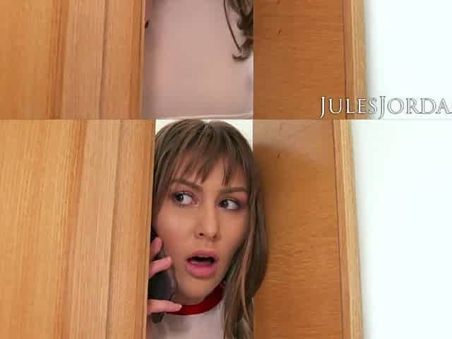 Jules Jordan - Paige Owens Catches Her Step-Father In The Shower