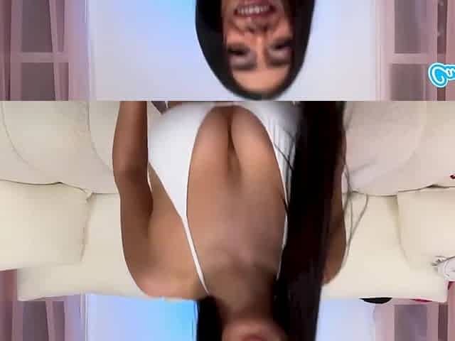 Camsoda - Hot Ass Latina Violet Myers Fucks her Pussy with Candy Cane Dildo