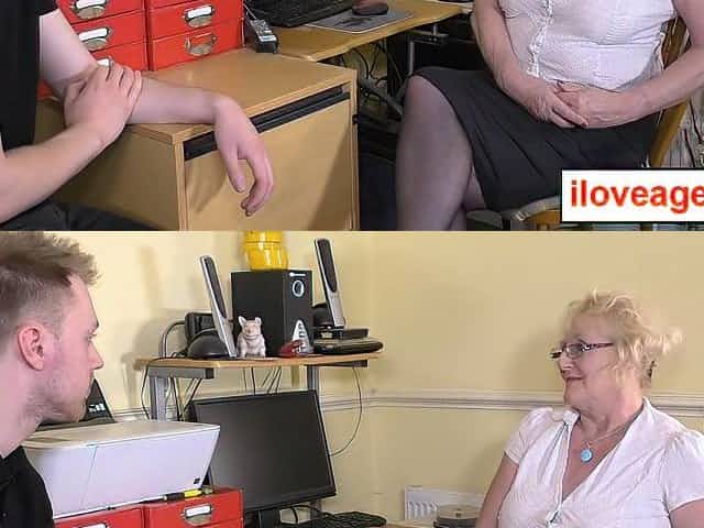Chris cums inside Claire's matured twat