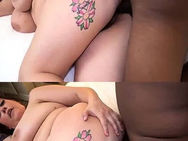 Hot brunette big boobs toying pink pussy