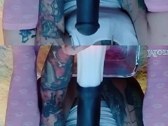 420 smokin' whilst Bouncing on the horse dick