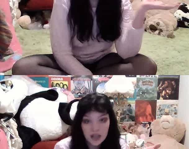 Hot brunette close up pussy masturbation on cam