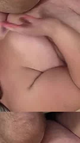 Pretty bbw brunette fucked by a thick cock