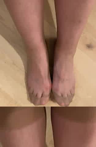 Show off Your Feet in Beige Knee-high Socks