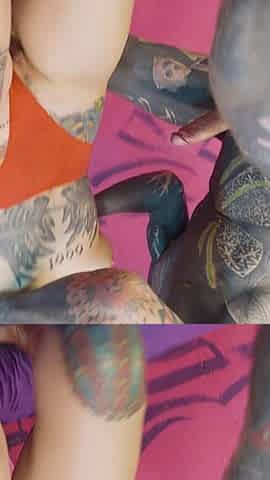 Alternative Tattoo Pornstar Rough Anal Fuck by Big Dick