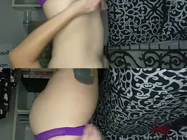 Late night panty try on