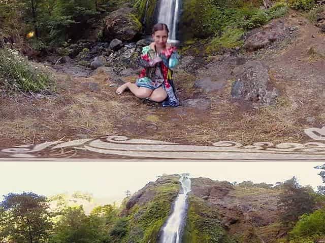 Horny Hiker Caliope Cums Hard