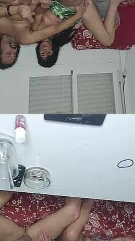 Pillow humping. Mutual masturbation. cumpilation