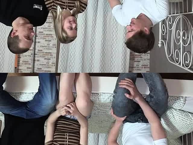 Teen Girlfriend Offered Up While Her Man Waits His Turn