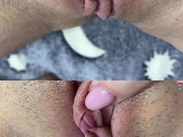 Very close up show my vagina. Put three fingers in my cunt.