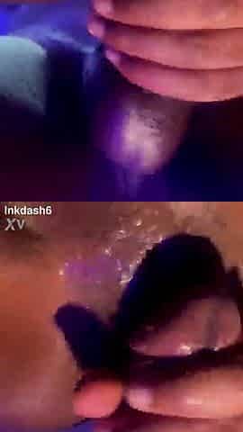 Taut black tiny vagina juicy and squirting