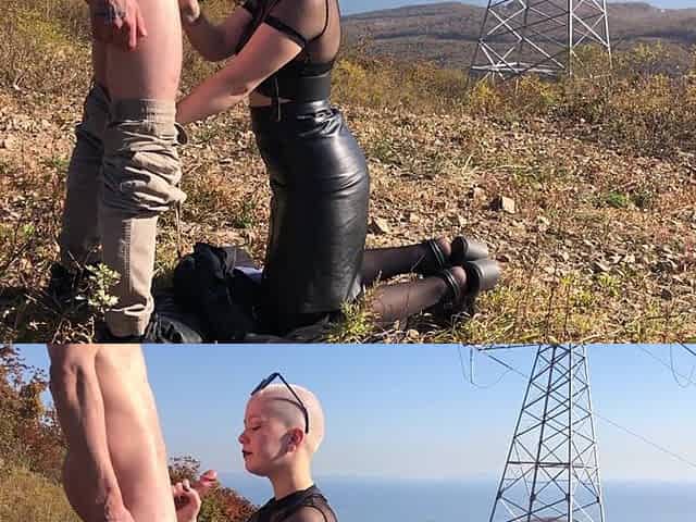 Naughty Vilu Vidish Blowjobs Outdoor