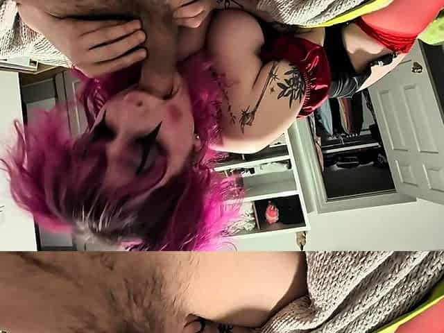 Clown Punk Chappel Roan Wannabe Sloppy Blowjob