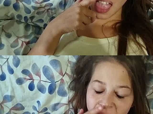 Amateur emilee parker gives a pov blowjob