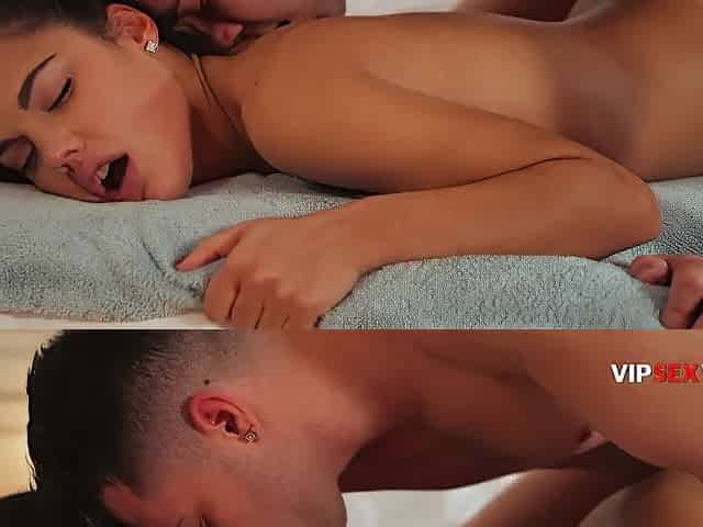 Skinny Brunette hair Gets Her Butt Pounded Doggy... Close-Up Wang Unfathomable In