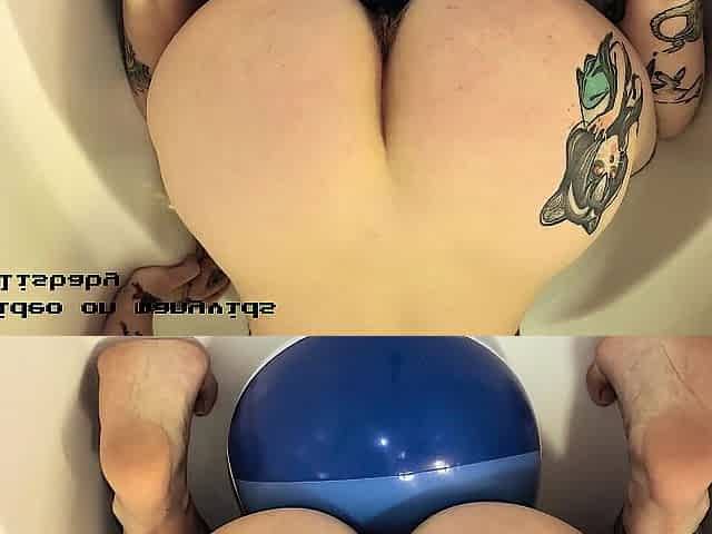 Beauty Humping Beach Ball...maybe that babe pees on it