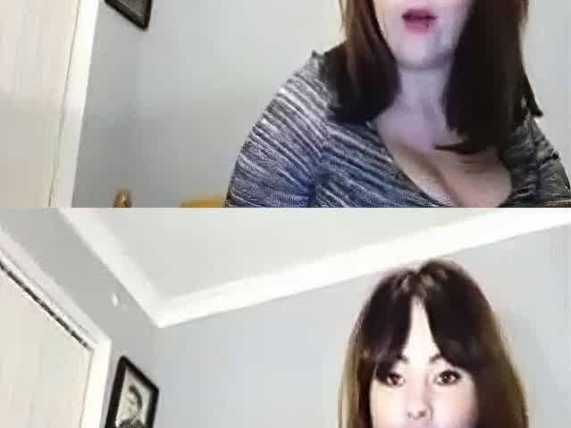 Big-Titted Webcam Dildo Show