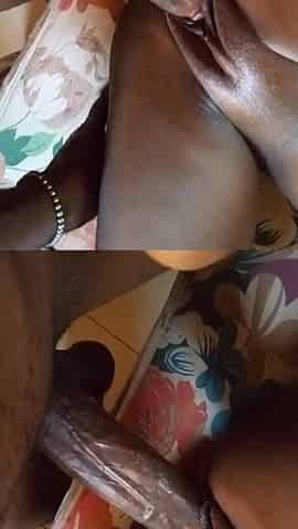Huge Black Cock Stretches Tight Creamy Pussy