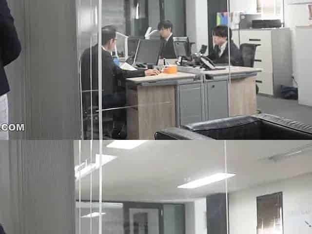 japanese Hikaru Nagi K-cup secretary gets licked and violated by her slug-like boss until she cums