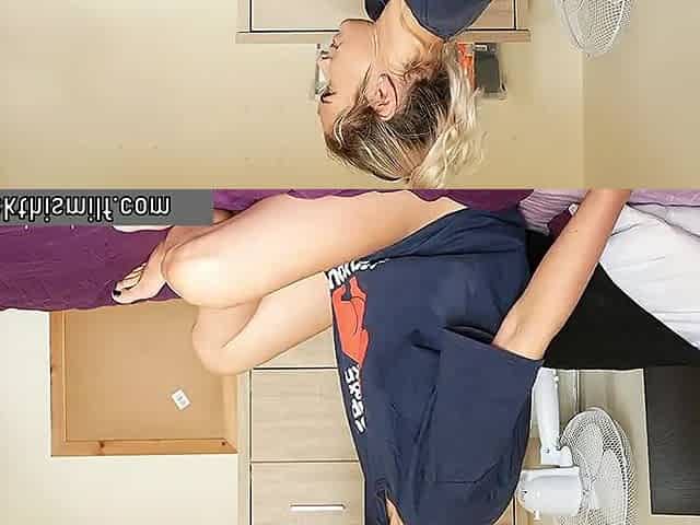 Sister-in-law caught masturbating