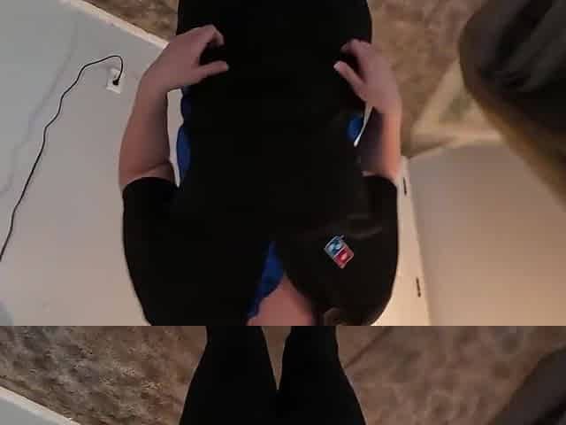 I Bribed The Dominos Delivery Girl To Suck My Cock