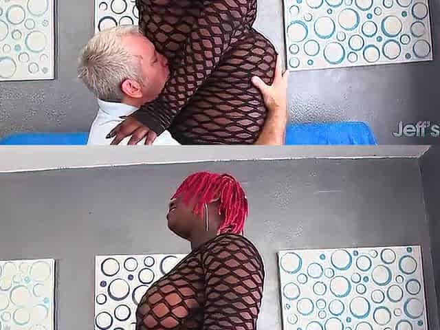 Super Sexy Black Plumper Marley XXX Devours a White Shlong