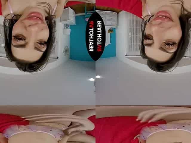 Slutty Stepsister Orgasms All Over Her Stepbrothers Big Dick - RealHotVR